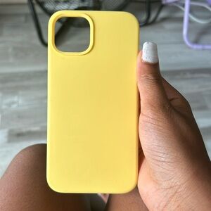 Yellow iPhone case